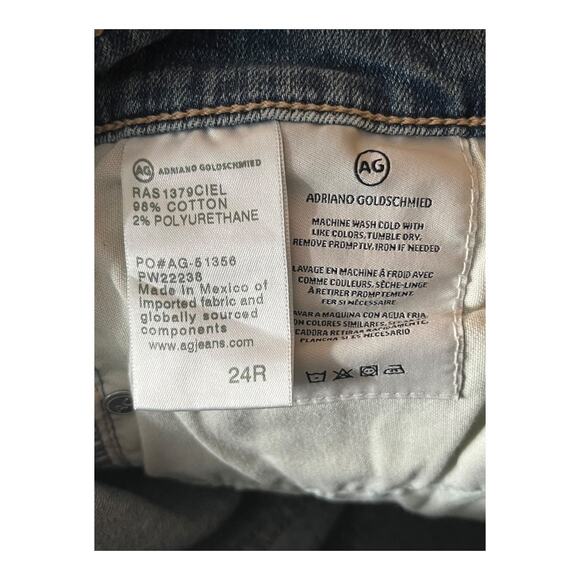 AG Adriano Goldschmied jeans Farrah high rise skinny size 24 - Picture 2 of 7